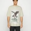 Jack & Jones JORRUSHSKULL TEE CREW NECK UNISEX - Print T-shirt - Moonbeam
