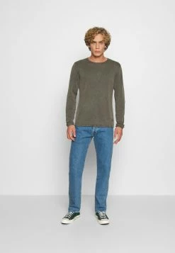 Alternative view of Jack & Jones JJELEO CREW NECK - Jumper - Dusty Olive