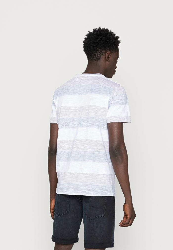 Jack & Jones JJSTANLAYSTRIPE TEE CREW NECK - Print T-shirt - Hawthorn Rose 3 Jack & Jones JJSTANLAYSTRIPE TEE CREW NECK - Print T-shirt - Hawthorn Rose - Image 3