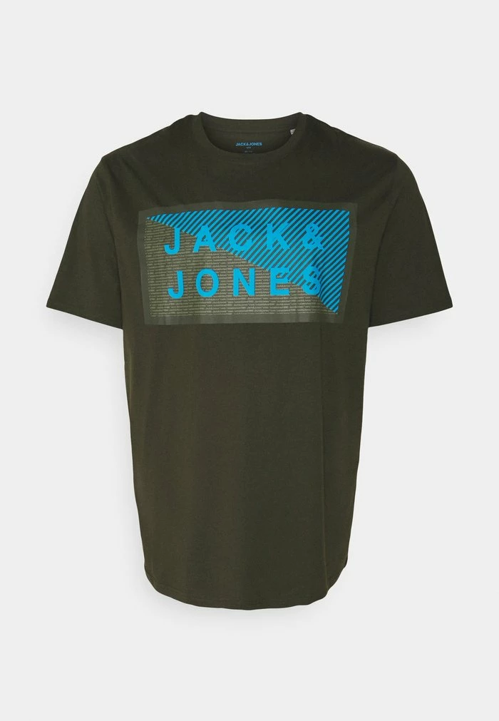 Jack & Jones JCOSHAWN TEE CREW NECK - Print T-shirt - Forest Night 5 Jack & Jones JCOSHAWN TEE CREW NECK - Print T-shirt - Forest Night - Image 5