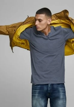 Jack & Jones JJESPLIT NECK TEE - Basic T-shirt - Navy -Jack & Jones Shop c971aa3041d145f99c03f83d40e548a9