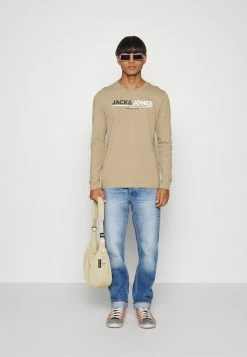 Alternative view of Jack & Jones JCOFREDERIK TEE LS - Long Sleeved Top - Dune