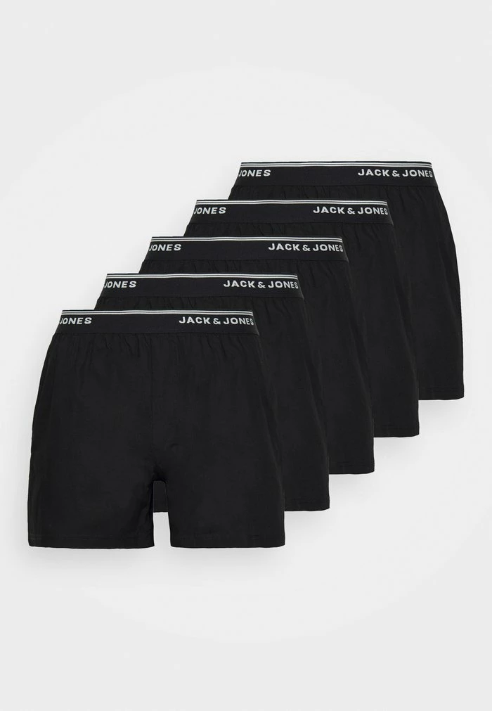 Jack & Jones JACSOLID TRUNKS 5 PACK - Boxer Shorts - Black 1 Jack & Jones JACSOLID TRUNKS 5 PACK - Boxer Shorts - Black