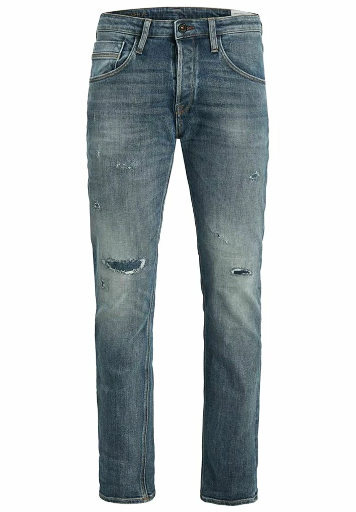Jack & Jones Slim Fit Jeans - Blue Denim 7 Jack & Jones Slim Fit Jeans - Blue Denim - Image 7