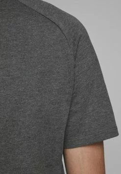 Jack & Jones JJECURVED TEE O NECK - Basic T-shirt - Dark Grey Melange -Jack & Jones Shop ca7748e037804f69a4f852a56e114d21