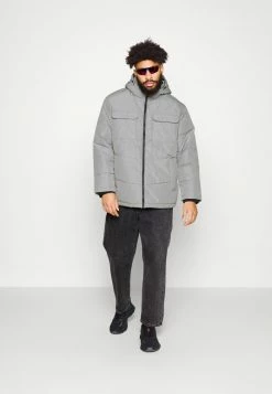 Alternative view of Jack & Jones JJBRADY PUFFER - Winter Jacket - Light Grey Melange
