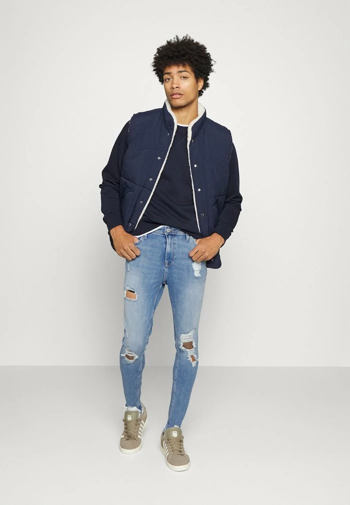 Jack & Jones JJIPETE JJORIGINAL - Jeans Skinny Fit - Blue Denim 2 Jack & Jones JJIPETE JJORIGINAL - Jeans Skinny Fit - Blue Denim - Image 2