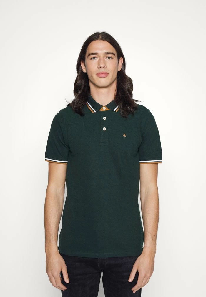 Jack & Jones JJEPAULOS - Polo Shirt - Pine Grove 1 Jack & Jones JJEPAULOS - Polo Shirt - Pine Grove