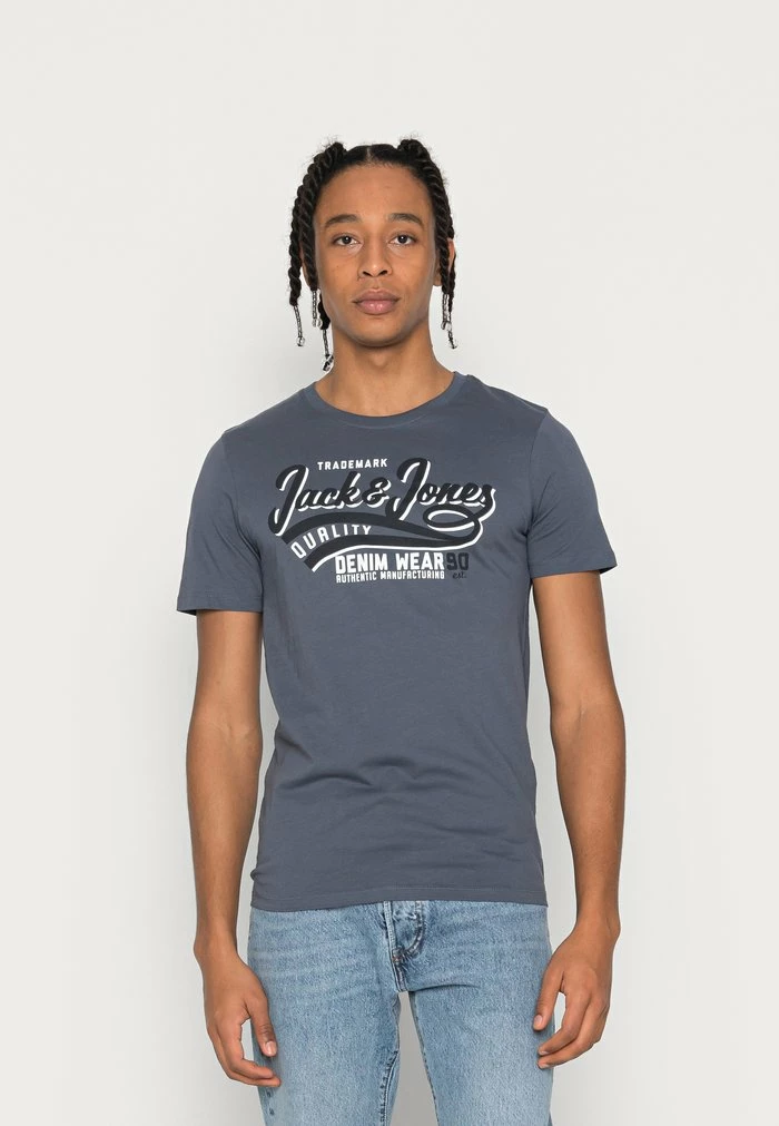 Jack & Jones 3er Pack - Print T-shirt - Navy 5 Jack & Jones 3er Pack - Print T-shirt - Navy - Image 5