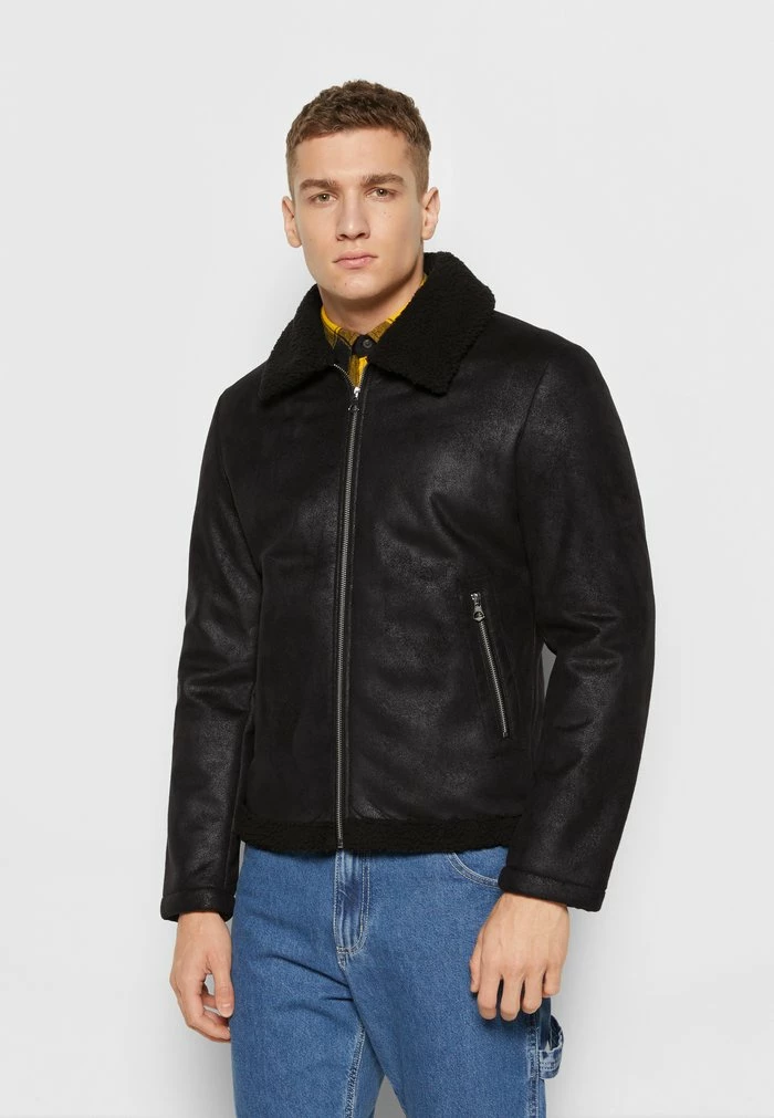 Jack & Jones JJEAGLE JACKET - Faux Leather Jacket - Black 3 Jack & Jones JJEAGLE JACKET - Faux Leather Jacket - Black - Image 3