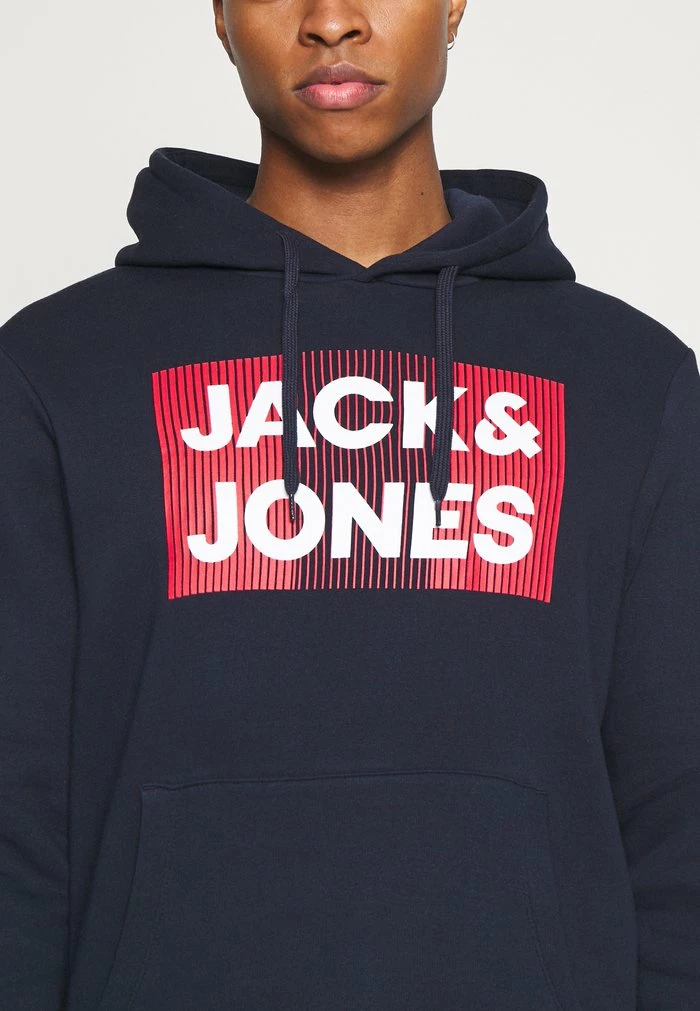 Jack & Jones JJECORP LOGO HOOD - Hoodie - Navy Blazer 6 Jack & Jones JJECORP LOGO HOOD - Hoodie - Navy Blazer - Image 6