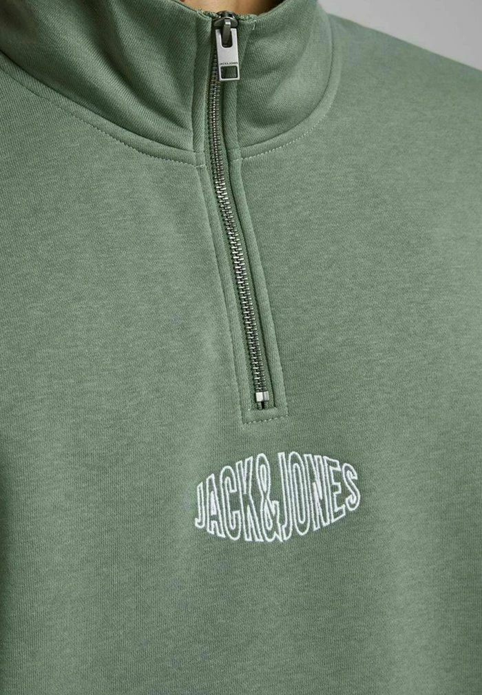 Jack & Jones HALBREISSVERSCHLUSS - Sweatshirt - Sea Spray 4 Jack & Jones HALBREISSVERSCHLUSS - Sweatshirt - Sea Spray - Image 4