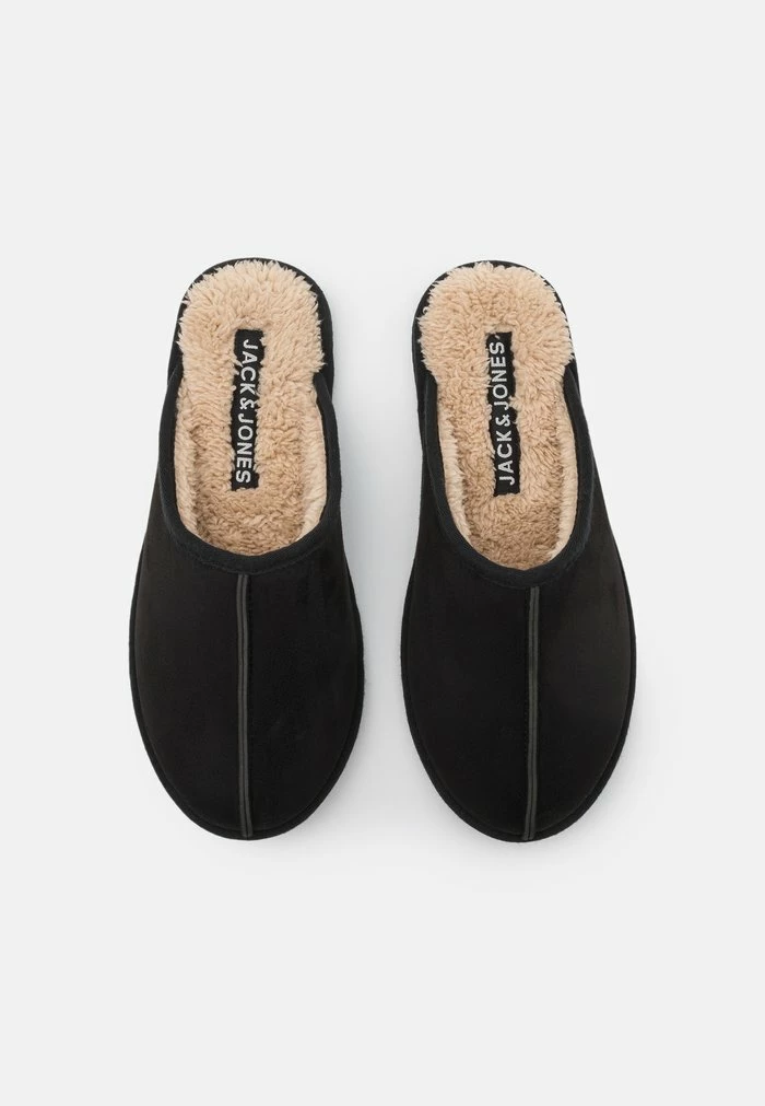 Jack & Jones JFWDUDELY - Slippers - Black/beige 4 Jack & Jones JFWDUDELY - Slippers - Black/beige - Image 4
