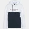 Jack & Jones JJEURBAN BLOCKING HOOD - Sweatshirt - White