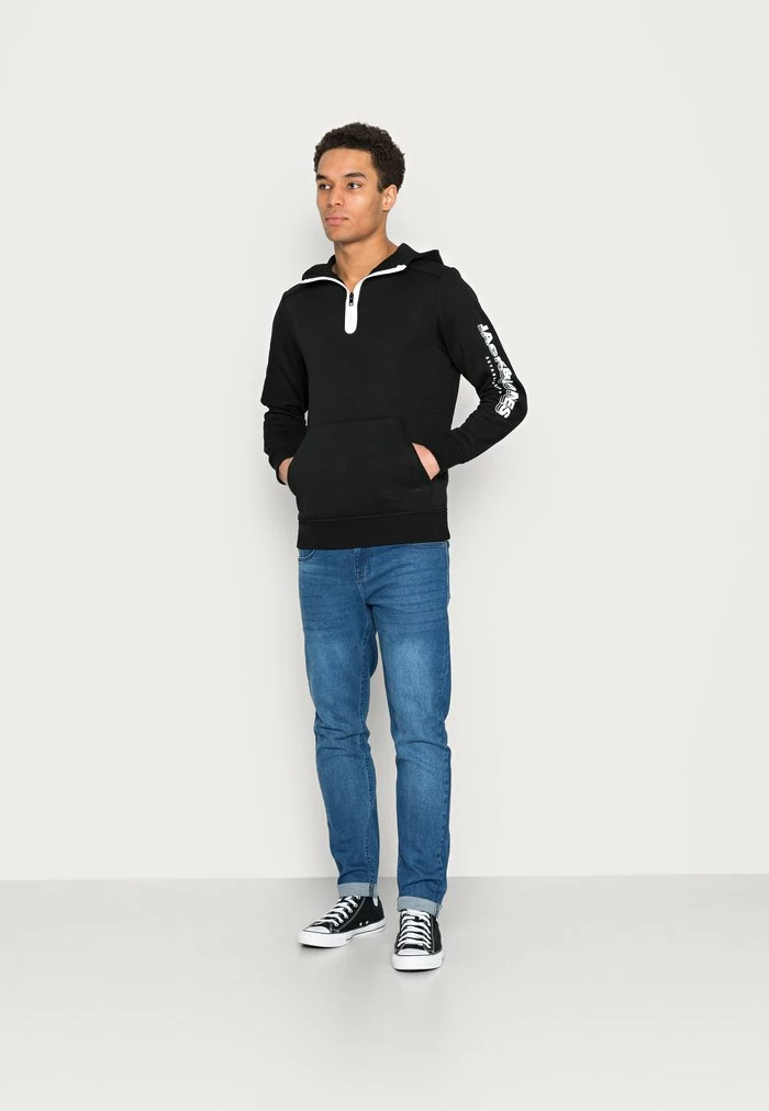 Jack & Jones JCOSPRING - Hoodie - Black 2 Jack & Jones JCOSPRING - Hoodie - Black - Image 2