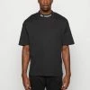 Jack & Jones JORPALM CREW NECK - Basic T-shirt - Black