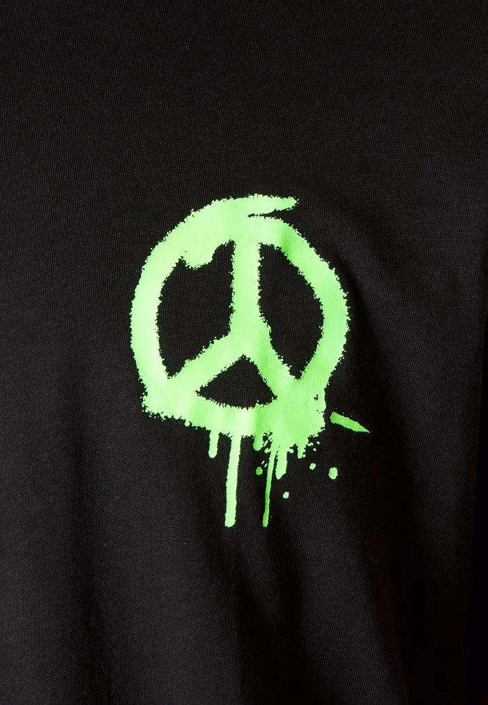 Jack & Jones JORPEACE - Print T-shirt - Black 5 Jack & Jones JORPEACE - Print T-shirt - Black - Image 5