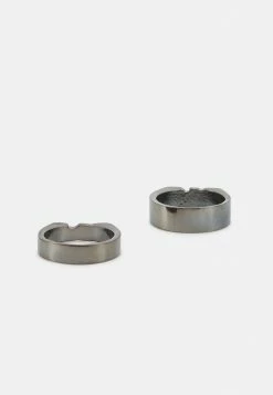 Alternative view of Jack & Jones JACMADERNO UNISEX 2 PACK - Ring - Black