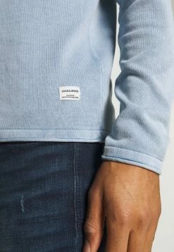 Jack & Jones JJELEO CREW NECK - Jumper - Faded Denim -Jack & Jones Shop d1b76c188e9145879b82219615da2109