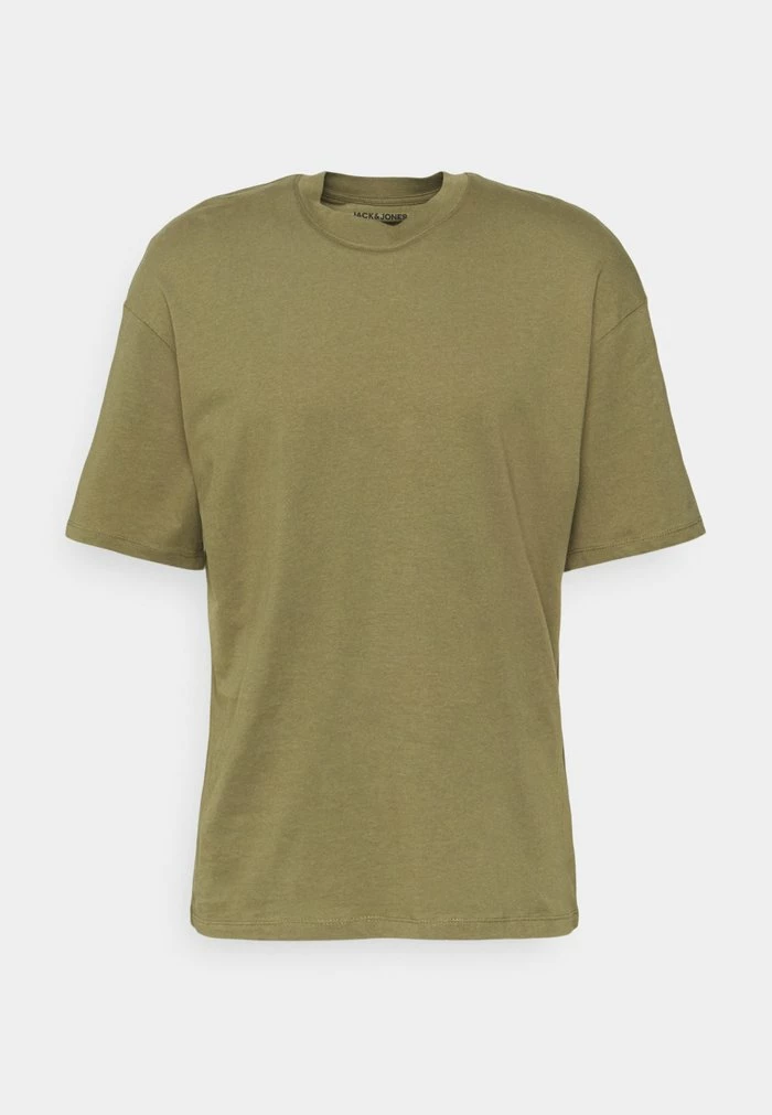 Jack & Jones JORBRINK TEE CREW NECK - Basic T-shirt - Martini Olive 4 Jack & Jones JORBRINK TEE CREW NECK - Basic T-shirt - Martini Olive - Image 4