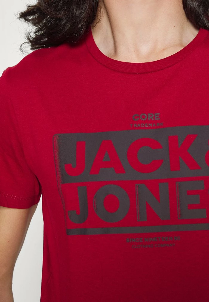 Jack & Jones JCOKIM TEE CREWNECK - Print T-shirt - Chili Pepper 7 Jack & Jones JCOKIM TEE CREWNECK - Print T-shirt - Chili Pepper - Image 7
