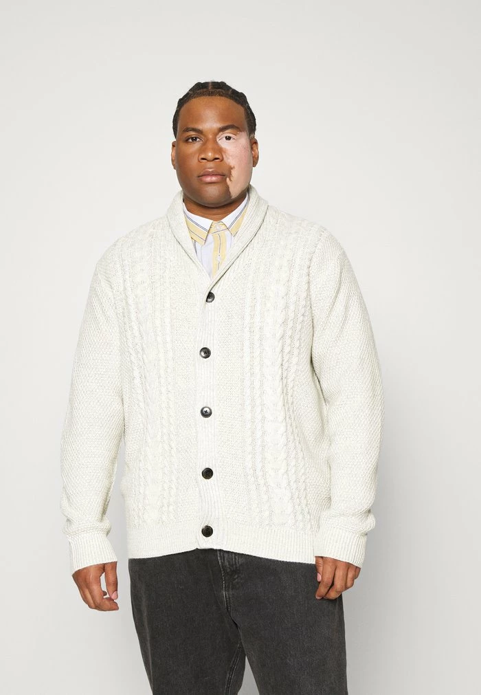 Jack & Jones JJCRAIG SHAWL NECK CARDIGAN - Cardigan - White 1 Jack & Jones JJCRAIG SHAWL NECK CARDIGAN - Cardigan - White