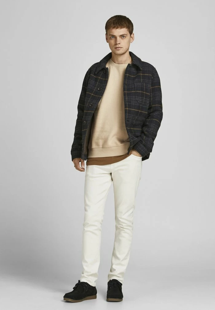 Jack & Jones JJESTAR BASIC - Sweatshirt - Beige 3 Jack & Jones JJESTAR BASIC - Sweatshirt - Beige - Image 3