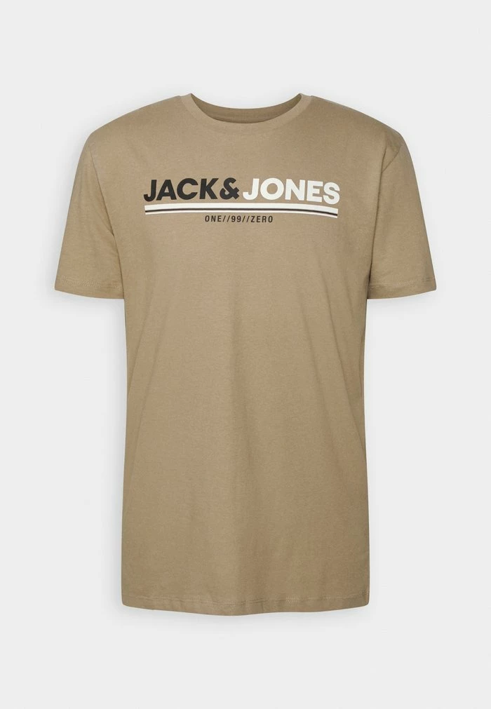 Jack & Jones JCOFREDERIK TEE CREW NECK - Print T-shirt - Dune 4 Jack & Jones JCOFREDERIK TEE CREW NECK - Print T-shirt - Dune - Image 4