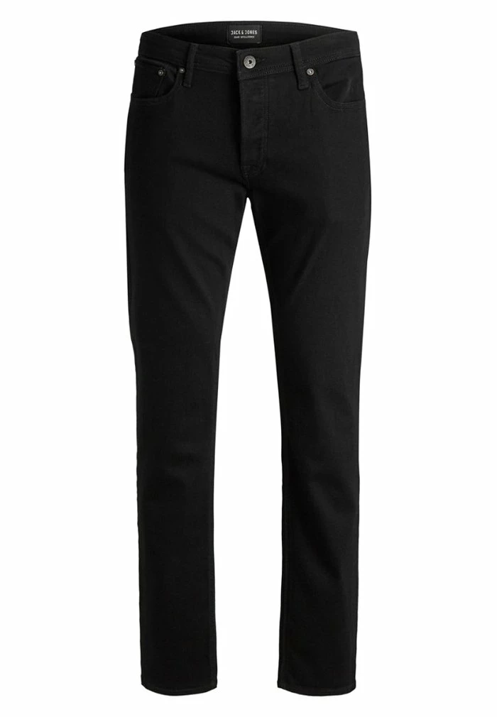 Jack & Jones Straight Leg Jeans - Black Denim 7 Jack & Jones Straight Leg Jeans - Black Denim - Image 7