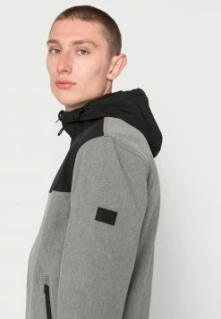 Jack & Jones JJEMARVIN HOOD - Outdoor Jacket - Grey Melange -Jack & Jones Shop d4d8bf737969430bb55d11f908bcb5b7
