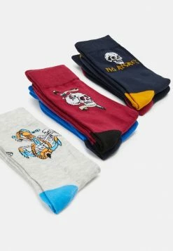 Alternative view of Jack & Jones JACLIMIT SKULL SOCKS 5 PACK - Socks - Black