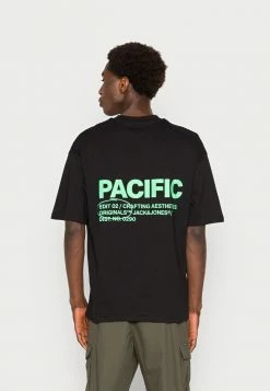 Jack & Jones JORPACIFIC TEE CREW NECK UNISEX - Print T-shirt - Black