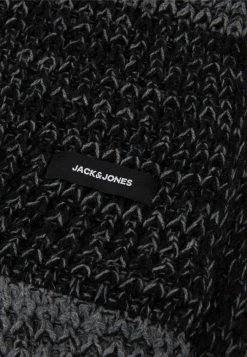 Jack & Jones JACWAFFLE TUBE - Snood - Black -Jack & Jones Shop d74b935bbcde4417ae96fa73d89722b2