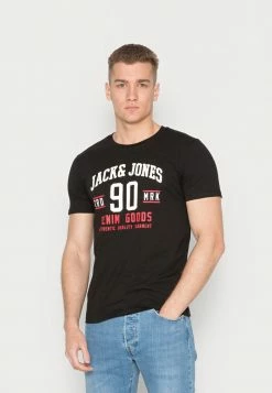 Jack & Jones JJETHAN TEESS CREW MP 3 PACK - Print T-shirt - Black/white/navyblazer -Jack & Jones Shop d75895819ce84662b93c070d31b9a98d