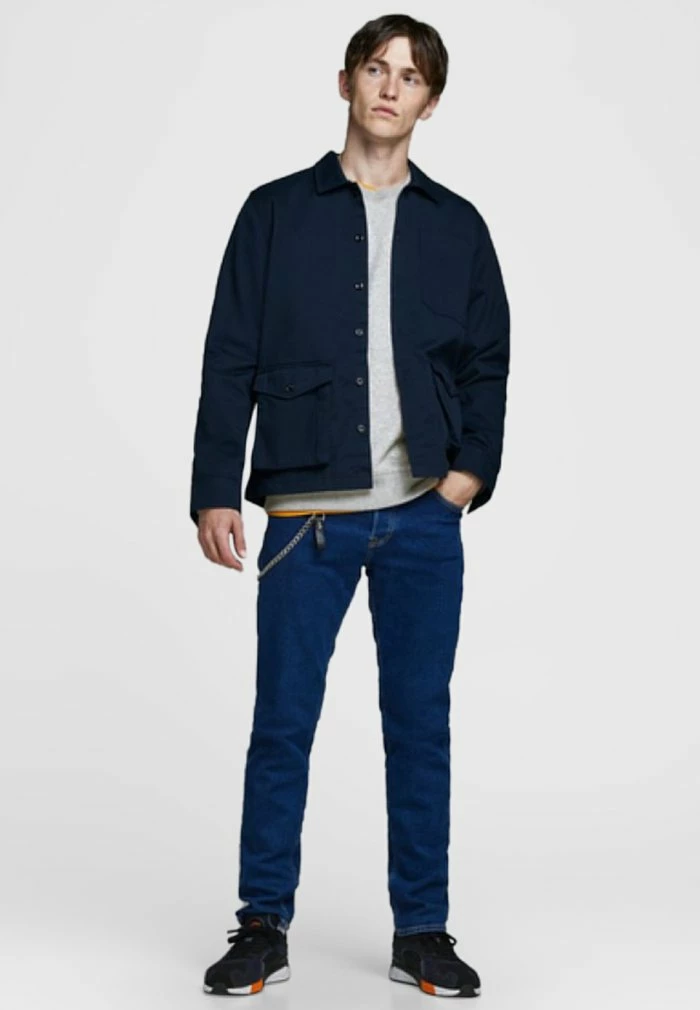 Jack & Jones Sweatshirt - Light Grey Melange 2 Jack & Jones Sweatshirt - Light Grey Melange - Image 2