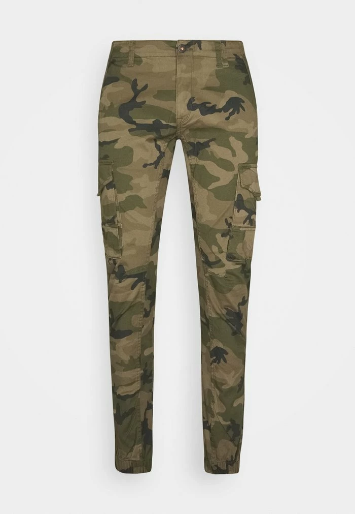 Jack & Jones JJIPAUL JJFLAKE - Cargo Trousers - Olive Night 1 Jack & Jones JJIPAUL JJFLAKE - Cargo Trousers - Olive Night