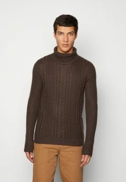 Jack & Jones JJCRAIG ROLL NECK - Jumper - Mulch