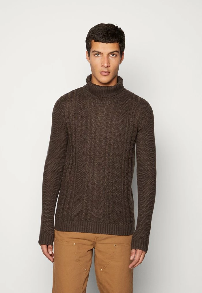 Jack & Jones JJCRAIG ROLL NECK - Jumper - Mulch 1 Jack & Jones JJCRAIG ROLL NECK - Jumper - Mulch