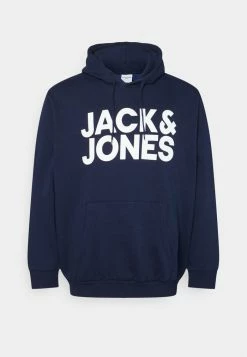 Jack & Jones JJECORP LOGO HOOD - Sweatshirt - Navy Blazer