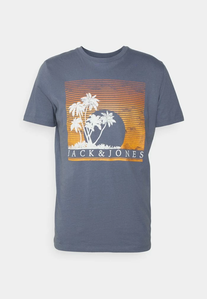 Jack & Jones JJPALM TEE - Print T-shirt - Grisaille 5 Jack & Jones JJPALM TEE - Print T-shirt - Grisaille - Image 5