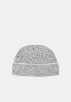Alternative view of Jack & Jones JACPRJCT BEANIE - Beanie - Light Grey Melange/twisted White