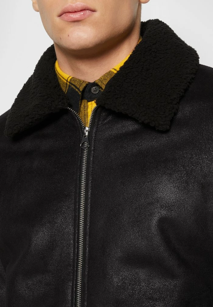 Jack & Jones JJEAGLE JACKET - Faux Leather Jacket - Black 7 Jack & Jones JJEAGLE JACKET - Faux Leather Jacket - Black - Image 7