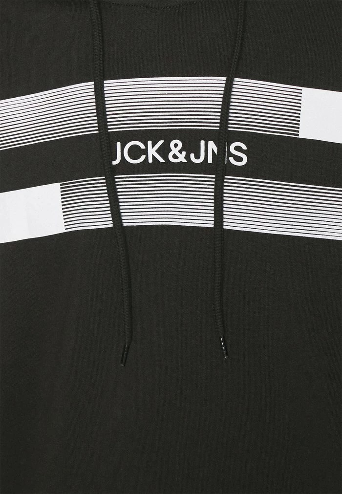 Jack & Jones JJNEW ADAM HOOD - Hoodie - Black 5 Jack & Jones JJNEW ADAM HOOD - Hoodie - Black - Image 5