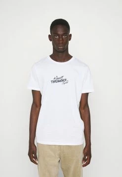 Jack & Jones JORMOMENTS TEE CREW NECK - Print T-shirt - Bright White