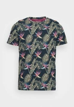 Jack & Jones JJCOASTAL CREW NECK - Print T-shirt - Navy Blazer -Jack & Jones Shop dac24d8c0711433b95c1c61eec3f4a9b