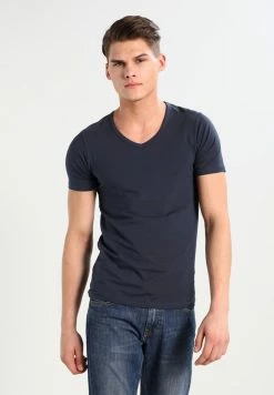 Jack & Jones BASIC V-NECK - Basic T-shirt - Navy Blue