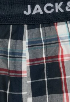 Jack & Jones JACJAKE WOVEN TRUNKS 3 PACK - Boxer Shorts - Navy Blazer -Jack & Jones Shop dad48e9969b1437c8225d9cde49025dc