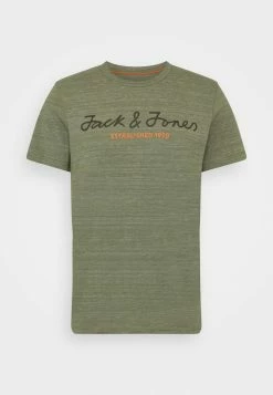 Alternative view of Jack & Jones UPSCALED TEE CREW NECK 3PK - Print T-shirt - Fourleafclover/white/navy