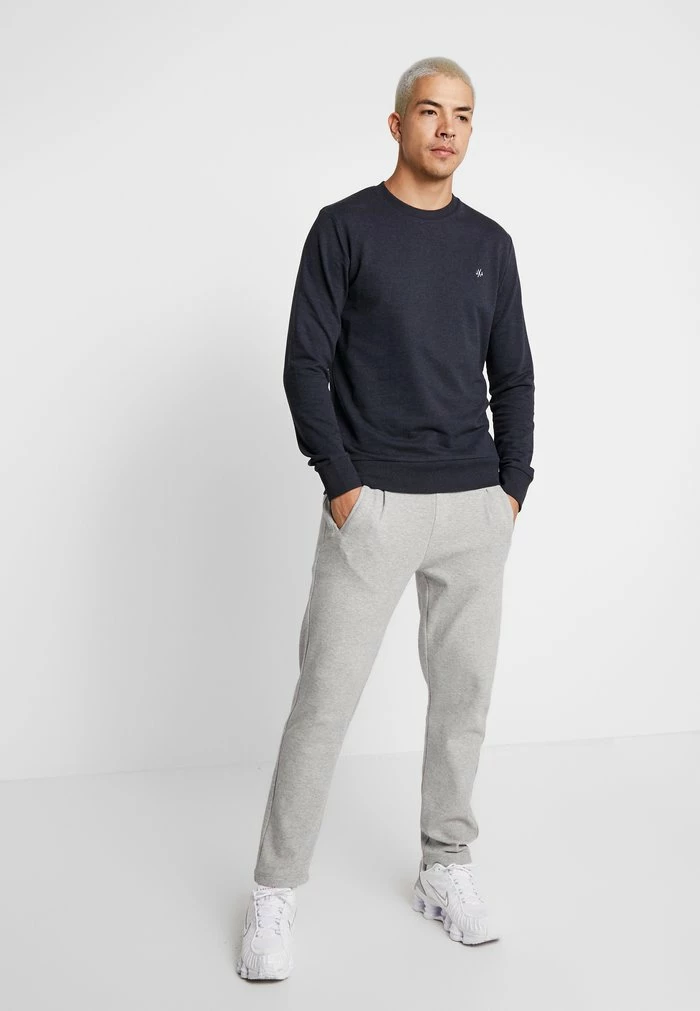 Jack & Jones JORBASIC CREW NECK 2 PACK - Sweatshirt - Total Eclipse 1 Jack & Jones JORBASIC CREW NECK 2 PACK - Sweatshirt - Total Eclipse