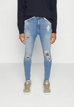 Jack & Jones JJIPETE JJORIGINAL - Jeans Skinny Fit - Blue Denim